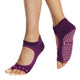 Tucketts Allegro - Open Toe Grip Socks-Lolite Neon Dot