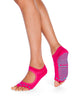 Tucketts Allegro - Open Toe Grip Socks-Magenta Cacti
