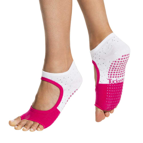 Tucketts Allegro - Open Toe Grip Socks-Tropic Vitality