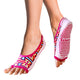 Tucketts Ballerina - Open Toe Grip Socks-Pink Wayuu