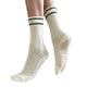 Tucketts Crew - Closed Toe Grip Socks-Cornsilk Sands