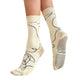 Tucketts Crew - Closed Toe Grip Socks-Ella Off-White