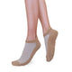 Tucketts Tab - Closed Toe Grip Socks-Mustard Clay