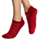 Tucketts Tab - Closed Toe Grip Socks-Sparkling Rouge