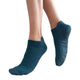 Tucketts Tab - Closed Toe Grip Socks-Steelblue Monsoon